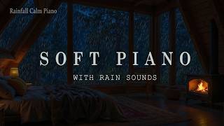 Soft Piano, Rain & Fireplace 🌧️ Warm Bedroom Ambience for Stress Relief and Deep Sleeping🌲 screenshot 4