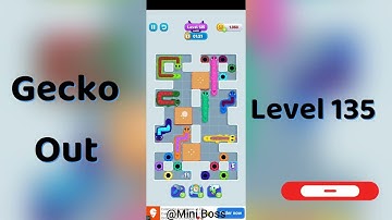 Gecko Out Level 135 Walkthrough 🧩 | Step-by-Step Puzzle Guide | Mini Boss