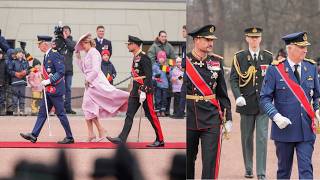 King Harald and Queen Sonja receive King Philippe and Queen Mathilde of Belgium in Oslo