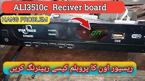 NEW HANGING FOULT ON ALI3510C RECEIVER hang on foult ||ON problem solved|@DK ELECTRONIC ​