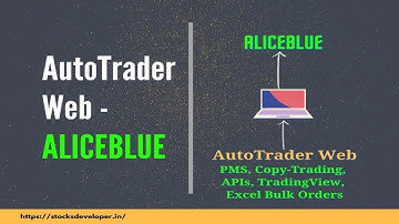 Aliceblue API Setup - AutoTrader Web