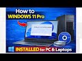 How to Windows 11 Pro Installation in All in One PC 💻⚡ Easy Method | Complete Setup Guide in Hindi |