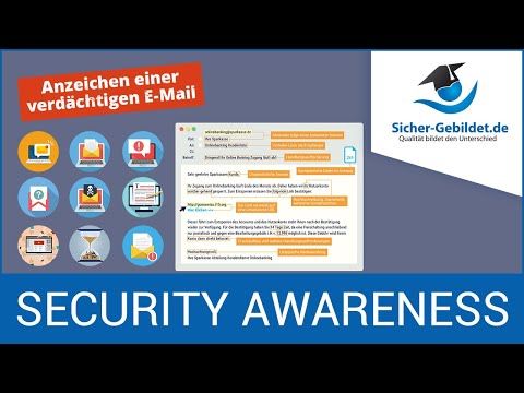 Security Awareness: Erkennen einer verdächtigen E-Mail (Anzeichen einer verdächtigen E-Mail)