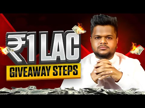 ₹1,00,000 Mega Giveaway! 🔥 How to Participate & Win Big! 💰 (Step-by-Step Guide)