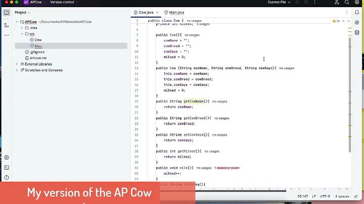 Accessor and Mutator Methods (AP)