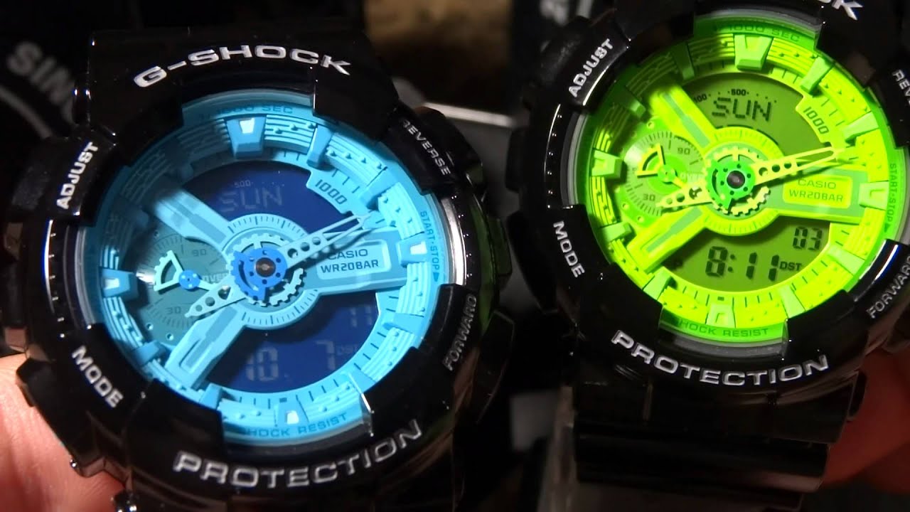 CASIO G-SHOCK REVIEW AND UNBOXING HYPER COLOR PICK UP'S GA110B-1A2 /  GA110B-1A3