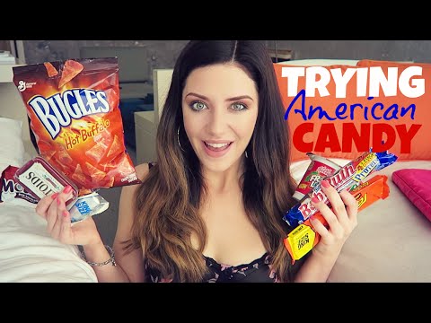 IRISH GIRL (recovered orthorexic) TRYING AMERICAN CANDY | Melanie Murphy