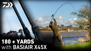 180+ YARD CAST with the Daiwa BASIAIR X45X | Jack Meyer | Carp Fishing | Daiwa Carp
