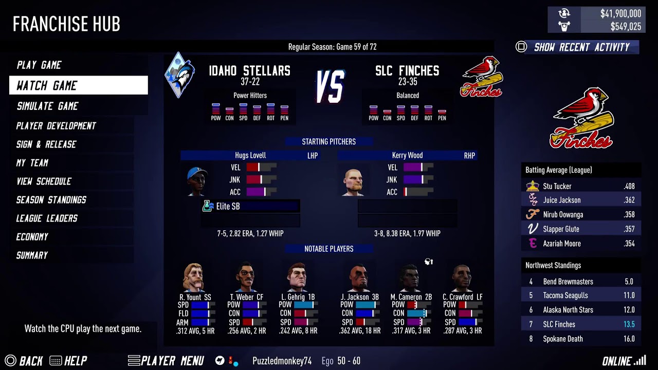 Super Mega Baseball 4! Season 1 Ep 48,   game 58.   All logos Created by me complete custom league