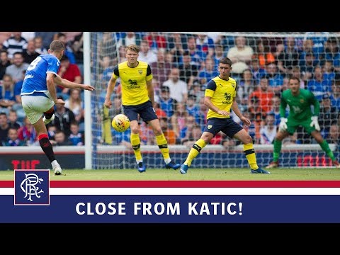 CLOSE! Katic Rattles Bar With Long Range Shot rangers fc shirt