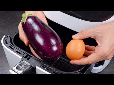 I Put an Egg Inside an Eggplant in the Air Fryer... and THIS Happened!