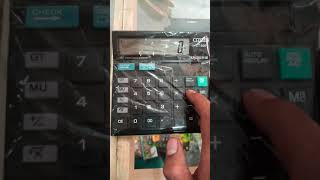 How to turn off calculator citizen ct-500👍