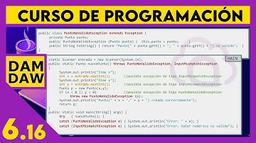 JAVA: Excepciones - Ejemplo completo ☕ DAM - DAW