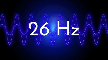 26 Hz clean sine wave BASS TEST TONE frequency
