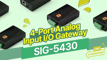 4-Port Analog Input I/O Gateway | SIG-5430