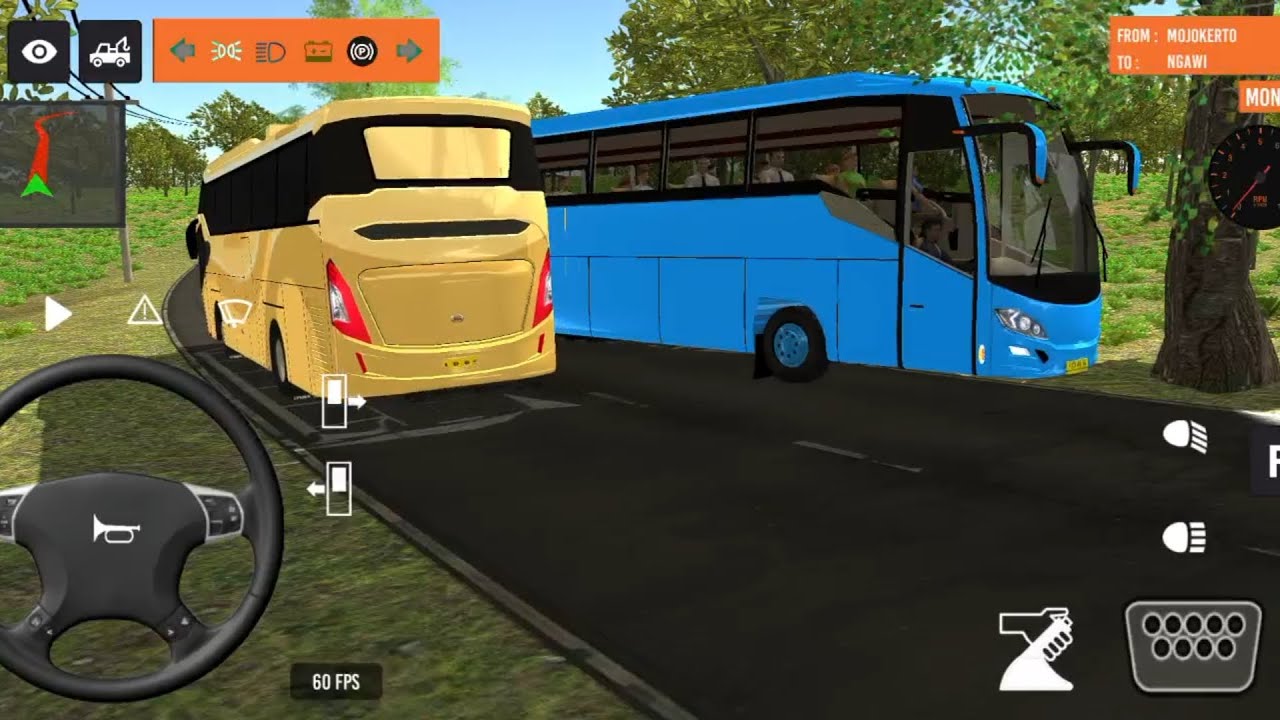 Euro Bus Driving Game PublicTransportation 2024 Indonesia BusSimulator Android Gameplay #86