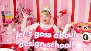 Talking about Design School and Cleaning my Disgusting Make Up Table
