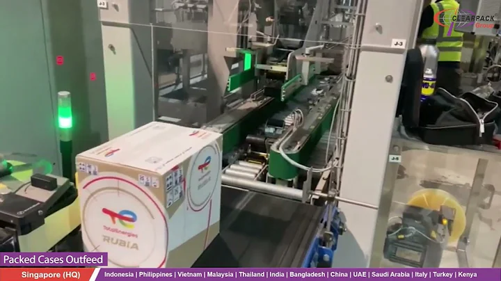 Advanced Case Packing Automation for Lube Oil Jerry Cans- 𝐂𝐥𝐞𝐚𝐫𝐩𝐚𝐜𝐤 𝐆𝐫𝐨𝐮𝐩