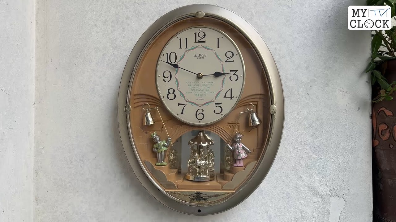 Small World Rhythm 4MH710 Musical Clock 6 Melodies｜スモール
