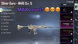 Testing Out NEW M416 SILVER GURU⚡️MAX Level Upgrade ? 😍😍😍 PART 2