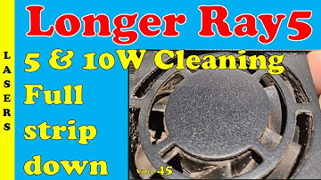 Diode laser cleaning Total strip down Driver board fan and laser diode all come out ray5