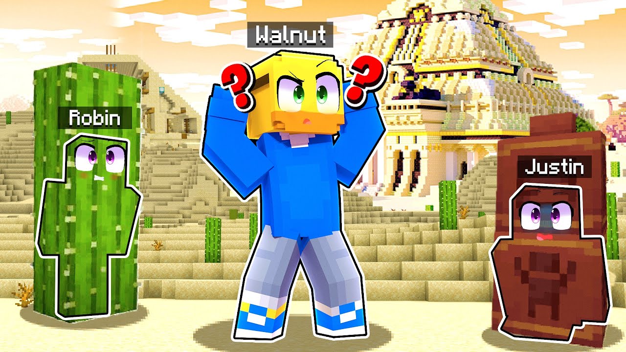 Verstoppertje Spelen In De Woestijn In Minecraft