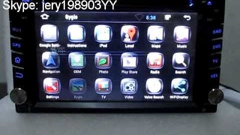 ouchuangbo 2014 new design Universal head unit Main menu operate android 4.2 OS