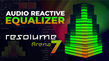 Resolume Effects: Audio Reactive Equalizer Cake Projection