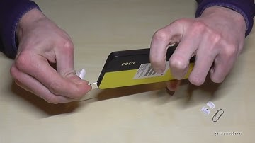Poco X7 Pro: How to insert the SIM card? Installation of the nano SIM cards (Tutorial)