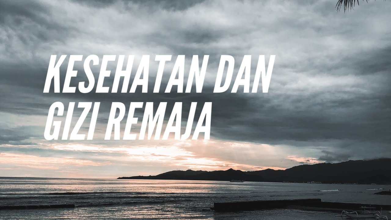 MASALAH KESEHATAN DAN GIZI PADA REMAJA