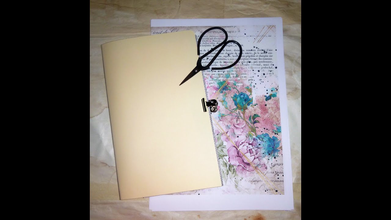 Craft with Me - Junk Journal Ephemera Folio (Part 1) - YouTube