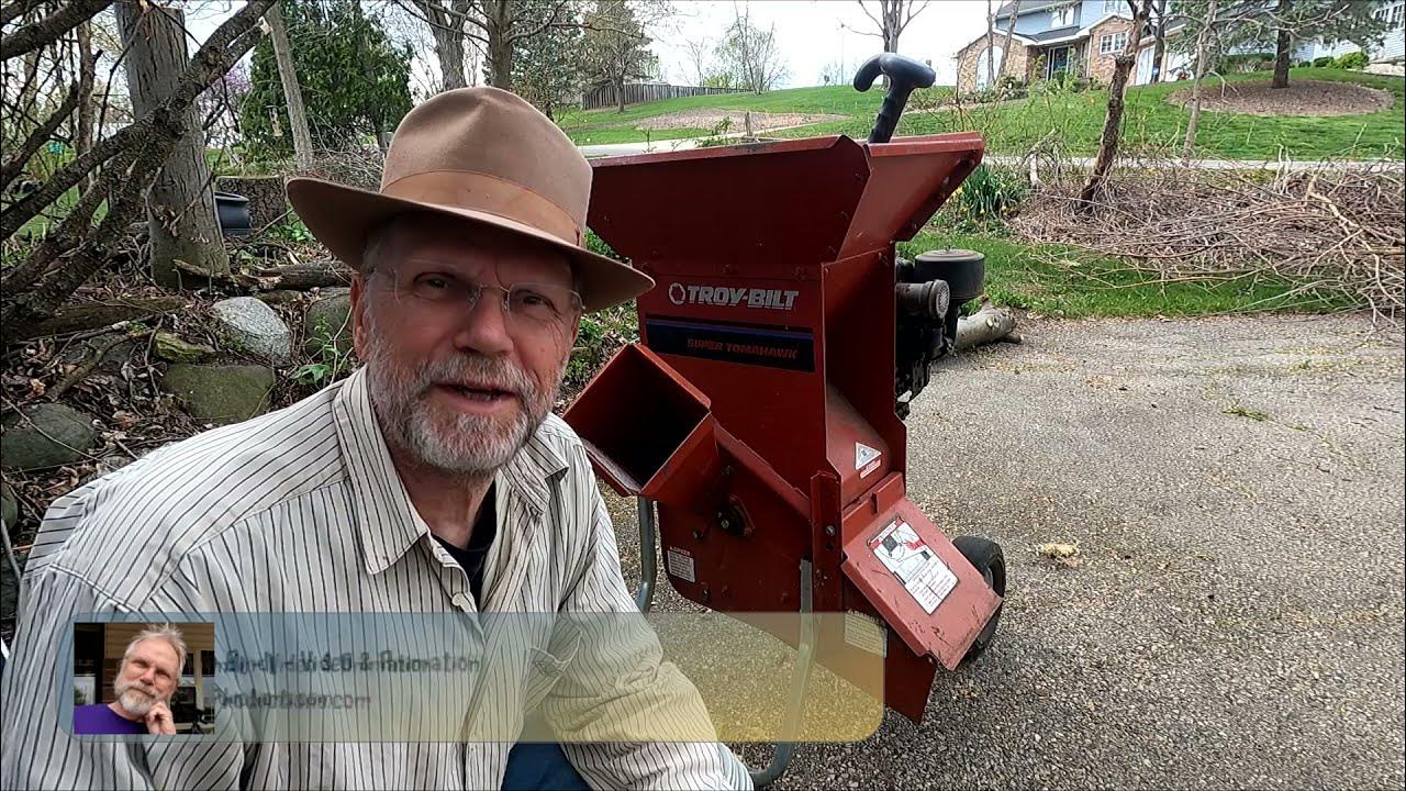 Removing and Sharpening Cutter Blade in TroyBilt Super Tomahawk wood