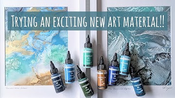 Inks Which Granulate?!?! Painting With Kamenskaya