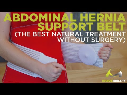 Abdominal Hernia Support Belt (The Best Natural Treatment Without