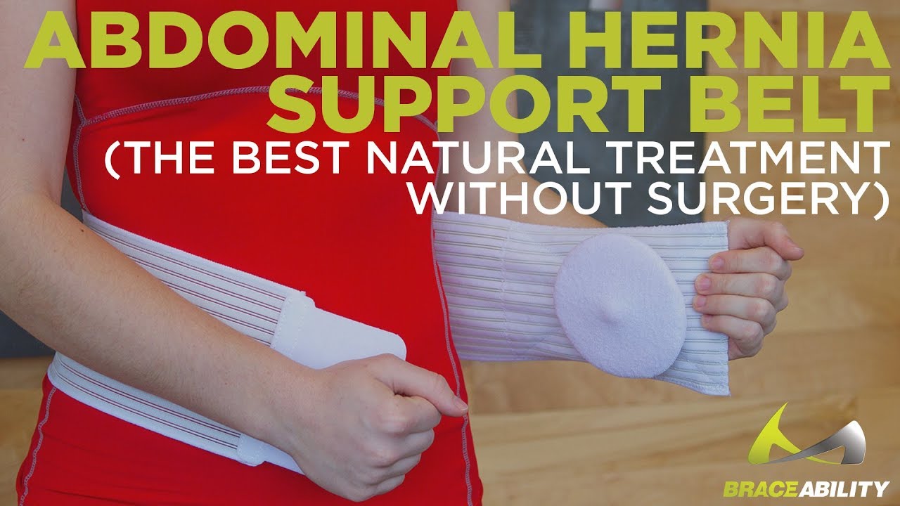 Abdominal Hernia Support Belt (The Best Natural Treatment Without Surgery)  