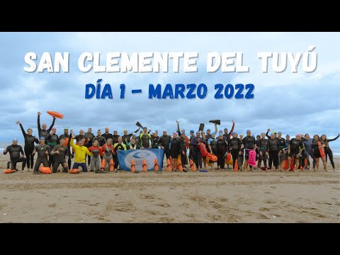 Aguas Abiertas Travesía en San Clemente Del Tuyú ? Marzo 2022 - Día 1 ?