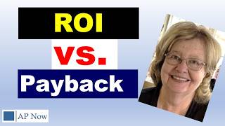ROI vs payback Evaluating Your Accounts Payable Projects