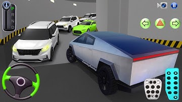 New Cybertruck car Stuck in Parking Garage - 3D Driving Class 2025 - 3D Driving Class Game -Car Game