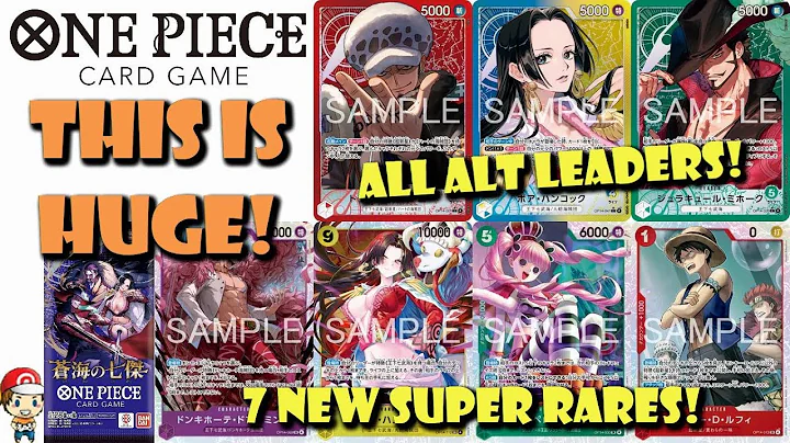ALL Alt Leaders from OP-14! 7 GREAT New Super Rares! HUGE OP-14 Update! (One Piece TCG News)
