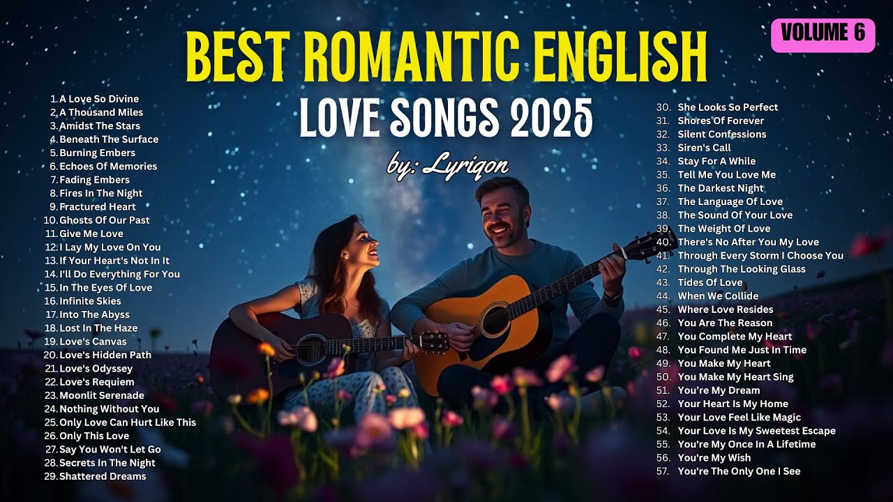 Best Romantic English Love Songs 2025 - YouTube