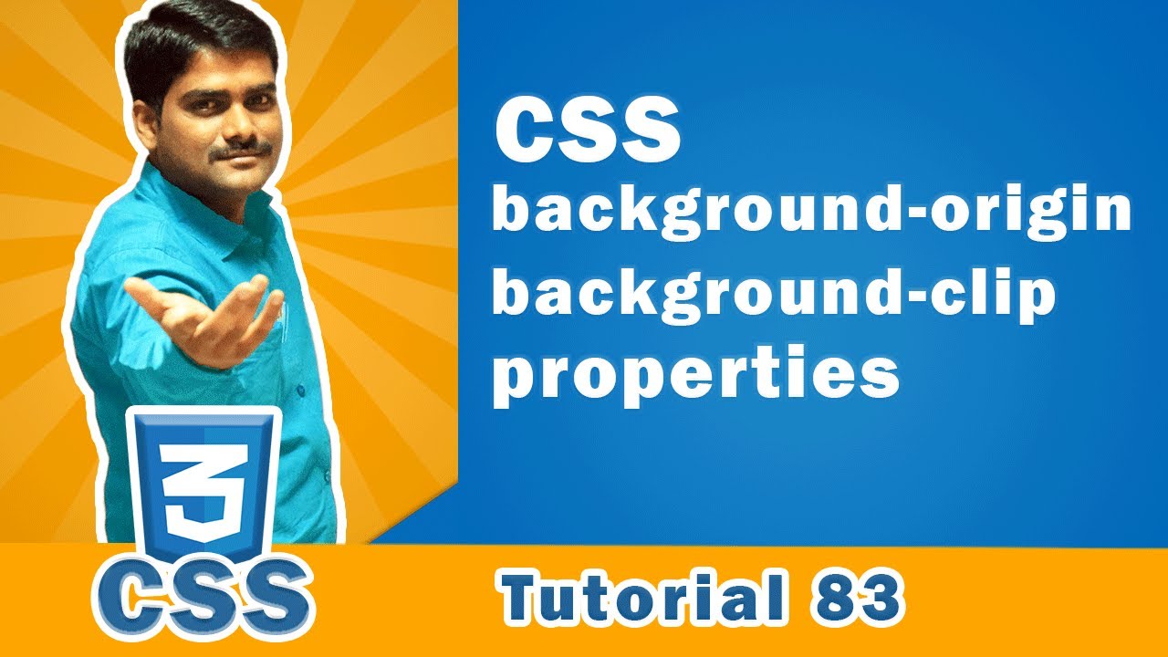 CSS background-origin Property | CSS background-clip Property - CSS  Tutorial 83 - YouTube