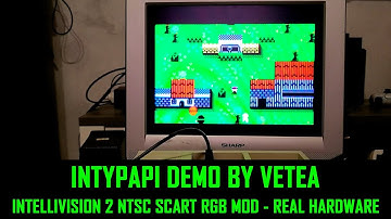 IntyPapi by VETEA - Intellivision 2 RGB MOD LTO FLASH - Real Hardware