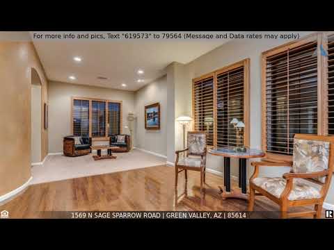 1569 N Sage Sparrow Road, Green Valley, AZ home video tour