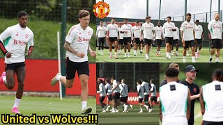 Man United training today ?, see Rashford, Bruno, Casemiro, Maguire, Mount prepare for Wolves.