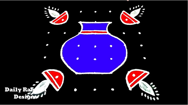 Easy Pongal Pot Kolam with 7*7 dots | Festival Rang Rangoli | Sankranthi Bhogi Kundala Muggulu #1527