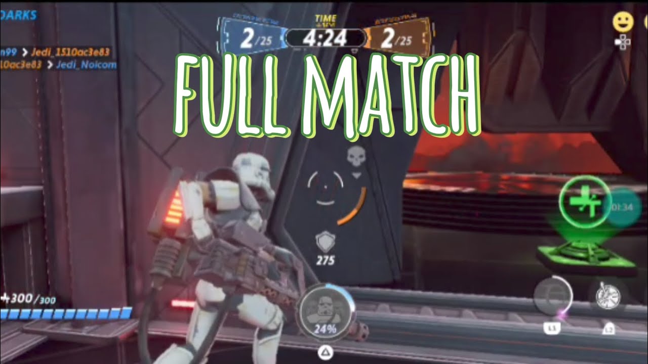 Star Wars Hunters Full Match