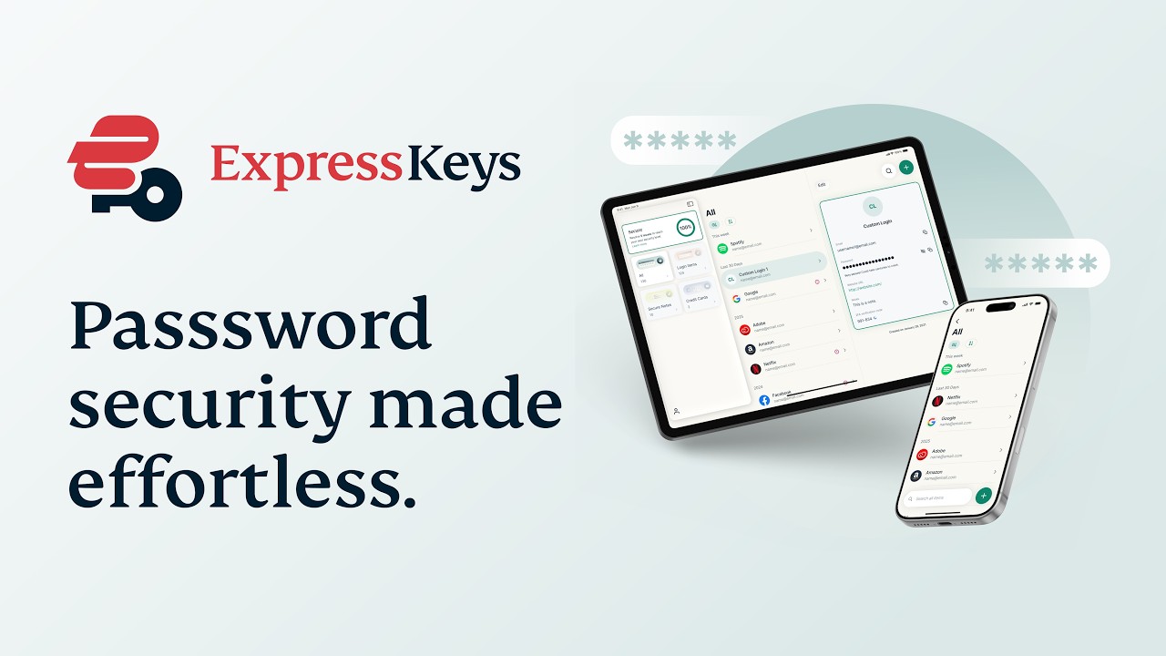 A Secure, Convenient Password Manager + keys