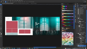 How To Design Groom Album Sheet 12x36 Photoshop Tutorial Repeat Creation
