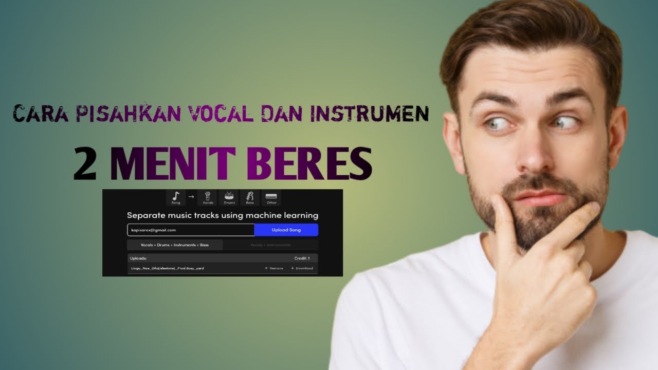 Cara pisahkan vocal dan instrumen lagu pisahkanvocal buatremixlagu