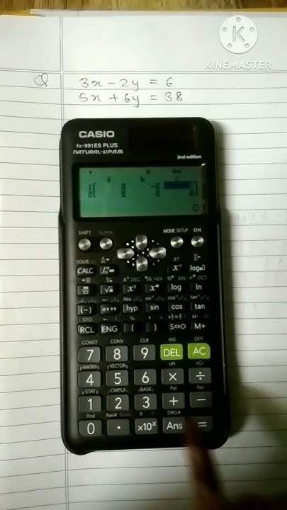 How To Solve Simultaneous Equations On Casio Fx 991es Plus shorts how-to-solve-simultaneous-equations-on-casio-fx-991es-plus-shorts